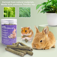 38 Stück Timothy Heu Sticks Kauspielzeug für Kleintiere