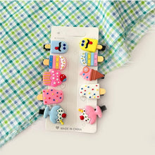 20er Set Kinder Haarspangen Eiscreme Mini Clips Haarschmuck
