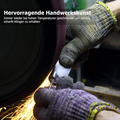 PAUDIN Profi Messerset aus Edelstahl 3-tlg Set, Extra Scharfe Küchenmesser 20 cm