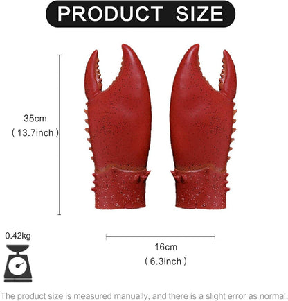 Latex Krabben Krallen Handschuhe Hummer Tier Halloween Requisiten