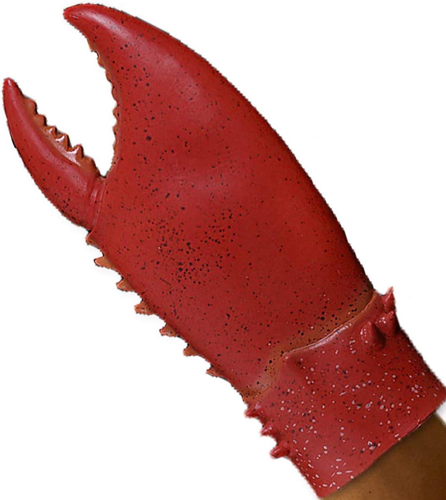 Latex Krabben Krallen Handschuh 13.7 x 6,3 Zoll Tier Rollenspiel Halloween