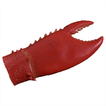Latex Krabben Klauen Handschuhe 13.7 x 6.3 Zoll Hummer Requisiten