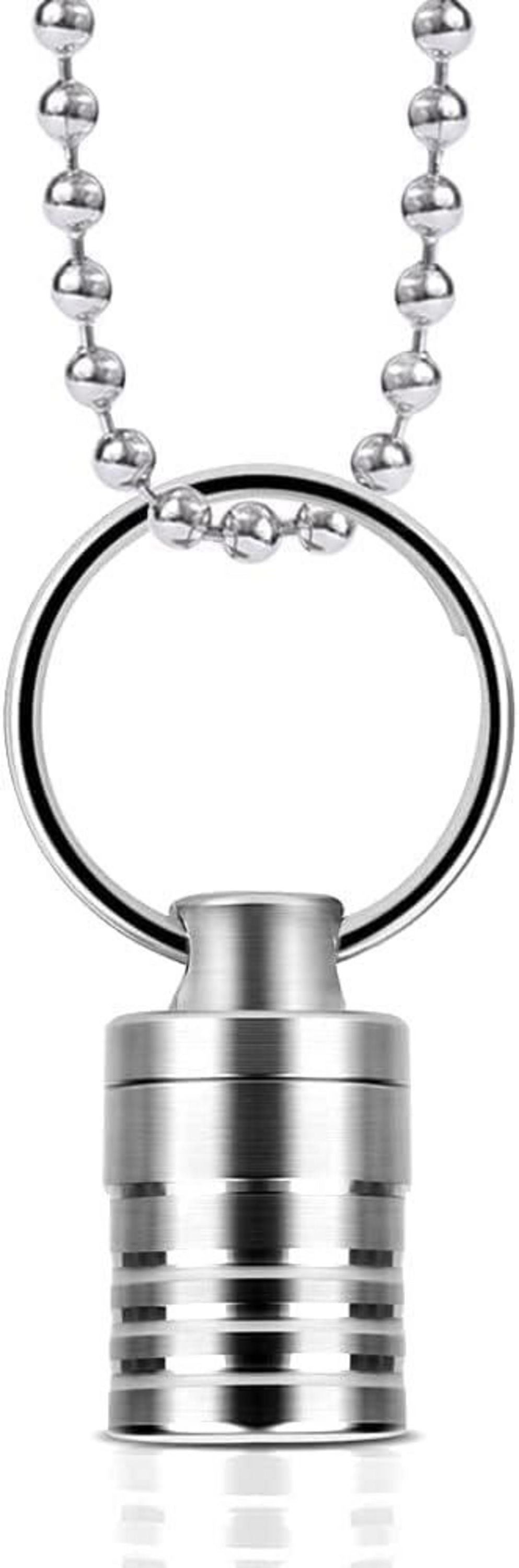 Mini Titan Pillendose Schlüsselanhänger Wasserdicht Leicht