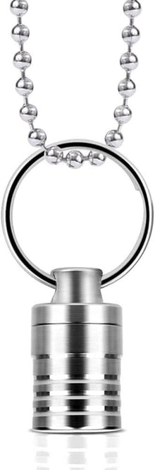 Mini Titan Pillendose Schlüsselanhänger Wasserdicht Leicht