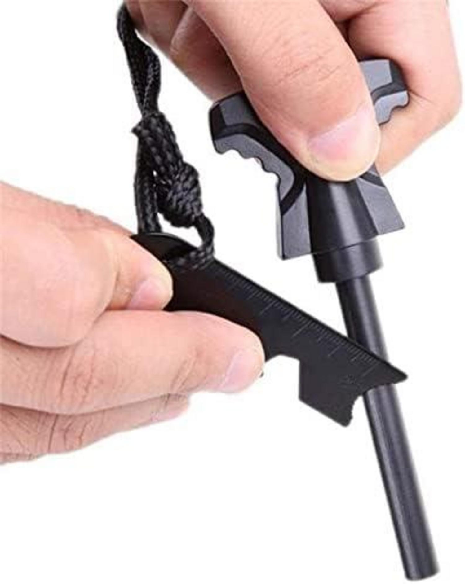 Feuerstarter Set Feuerstahl Outdoor Camping Survival Military