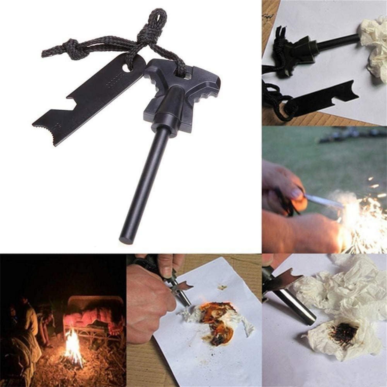 2 Stücke Feuerstarter Magnesium Camping Outdoor Survival