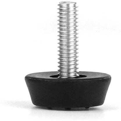 Verstellbare Möbelfüße Stellfüße M6x20mm 20 Stück Schwarz