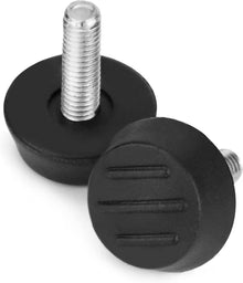 Verstellbare Möbelfüße Stellfüße M6x20mm 20 Stück Schwarz
