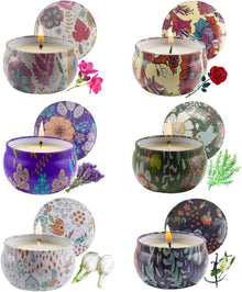 Duftkerzen Geschenkset Aromatherapie Sojawachs Damen 6er-Pack