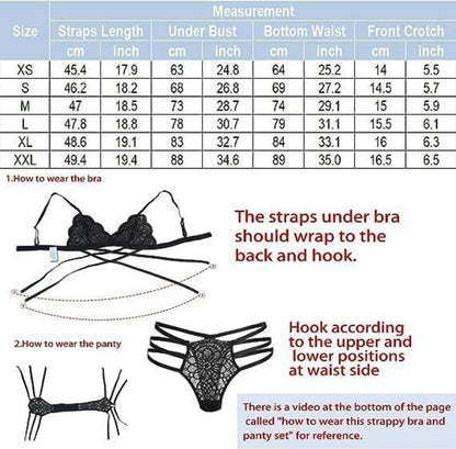 Avidlove Sexy Damen Spitzen Reizwäsche Set BH Slip v-Ausschnitt XS Hellblau