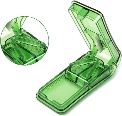 Tablettenteiler für große und kleine Tabletten grün mit