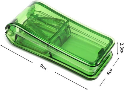 Opret Tablettenteiler Pillenschneider für große und kleine Tabletten Grün