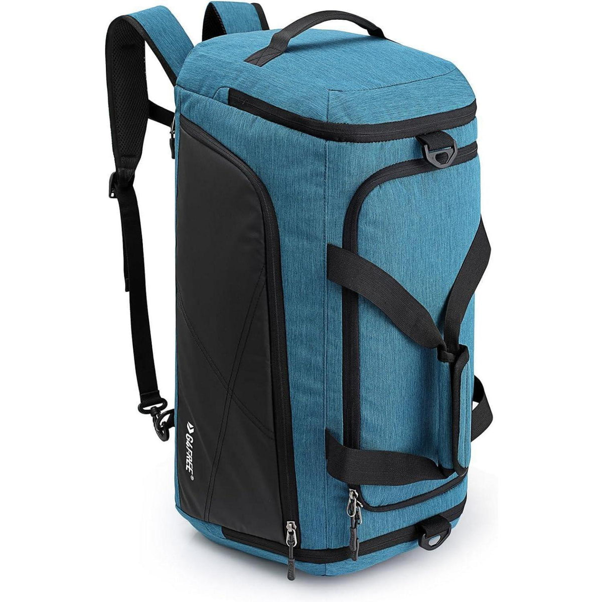 Reise-Sporttasche 45L mit Nassfach und Schuhfach, Blau