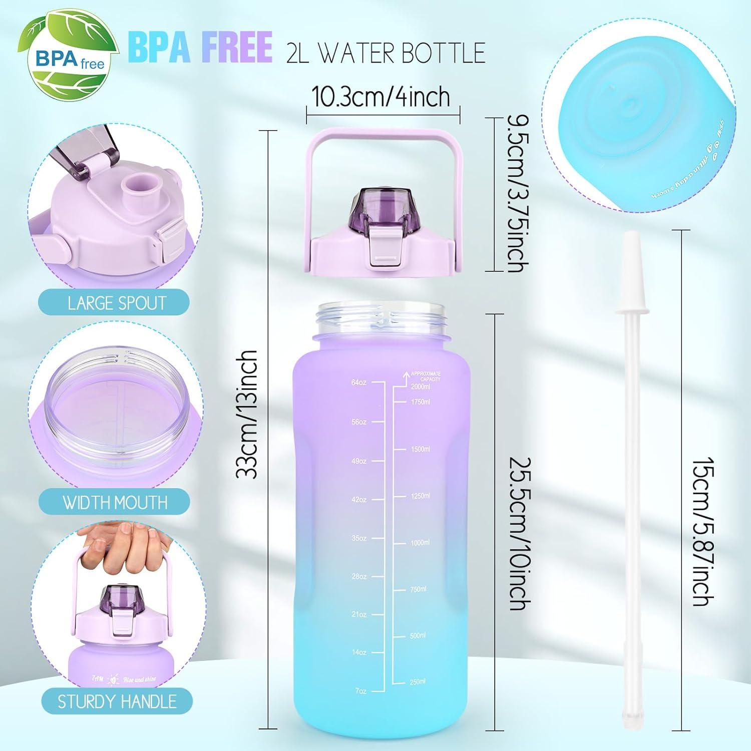 2L Trinkflasche BPA Free Sport Getränke Krug mit