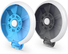 Tablettenbox 7 Tage klein Pillendose Medikamentenbox Rund