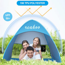 Pop-Up Strandmuschel 50+ UV Schutz | Tragbar