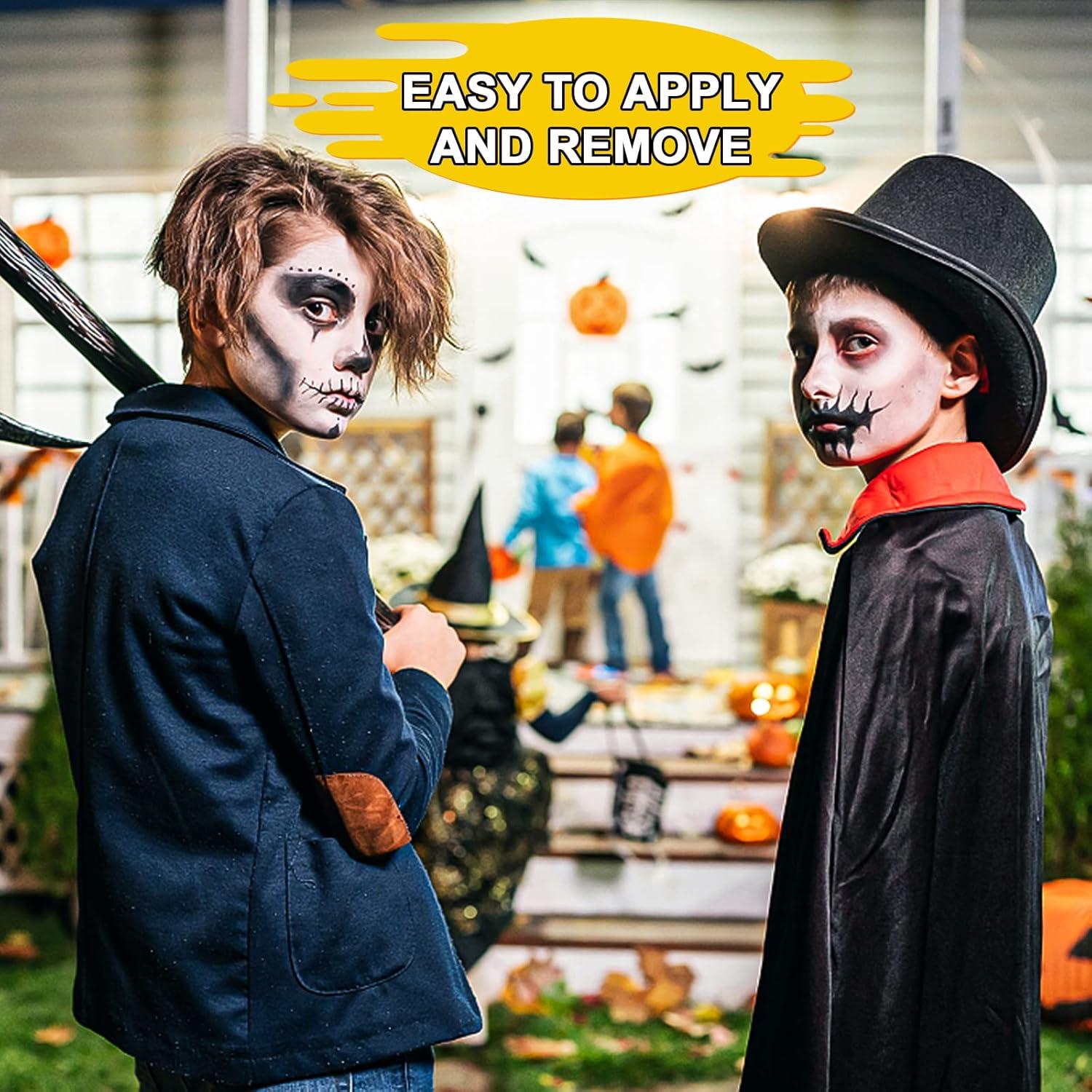 Halloween Schminke Set 8 Farbkombinationen - Wasseraktiviert