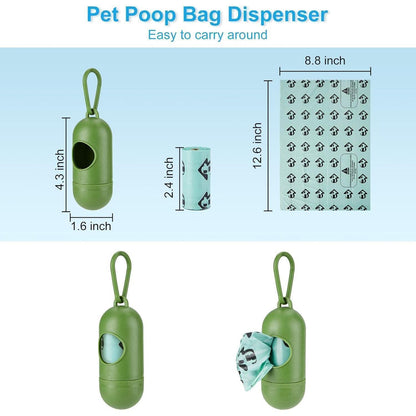 2-in-1 Katzenstreuschaufel mit Abfallbehälter und 120