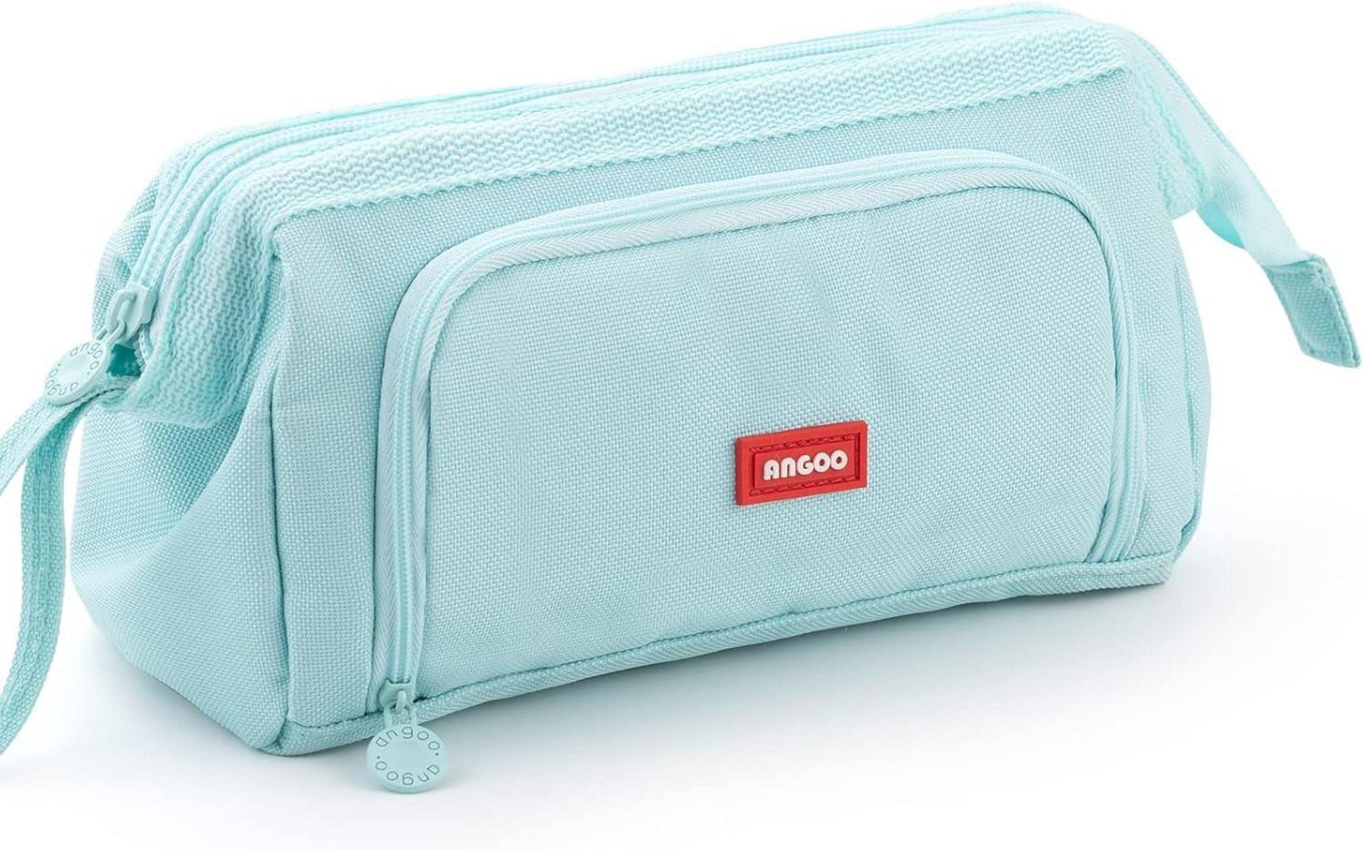 Großes Federmäppchen Stifthalter Organizer Kosmetiktasche Blau