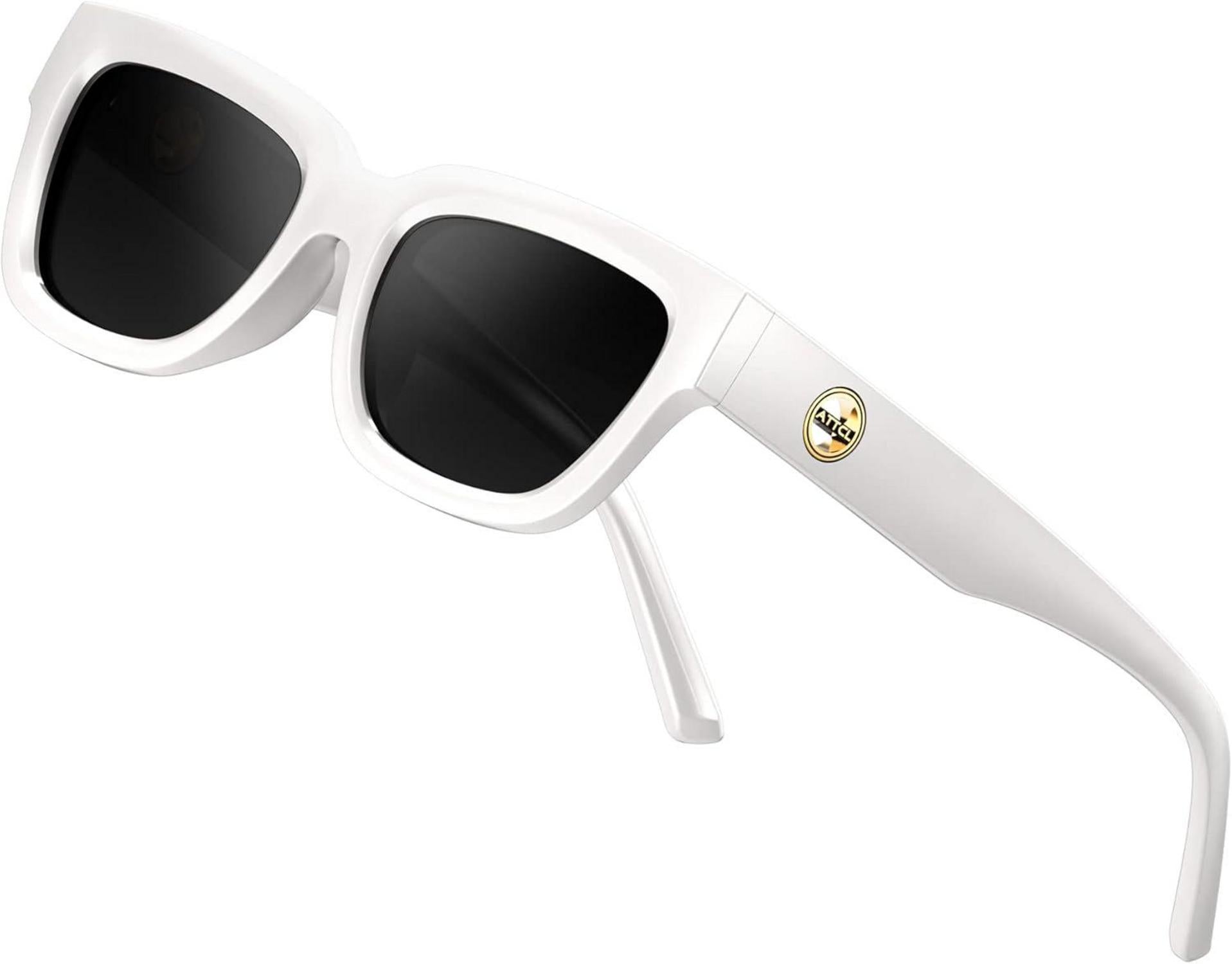 Polarisierte Vintage TR90 Sonnenbrille Rechteckig Kleiner Rahmen