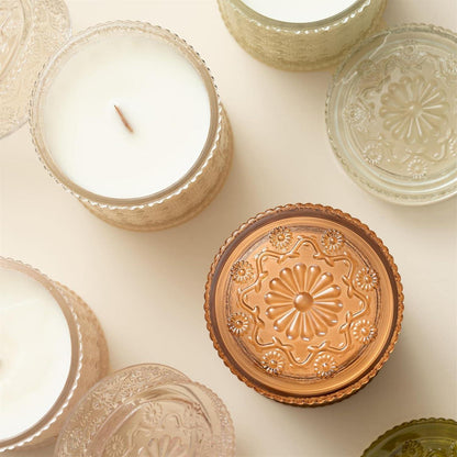 Duftkerze im Glas Sandelholz Patchouli 550g Natürlich Vegan Entspannung