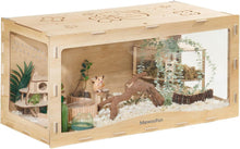 MEWOOFUN Holz Hamsterkäfig 100 x 50 x 50 cm für syrische