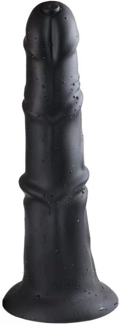 Realistischer 34cm Dildo mit Saugnapf Schwarz XXL