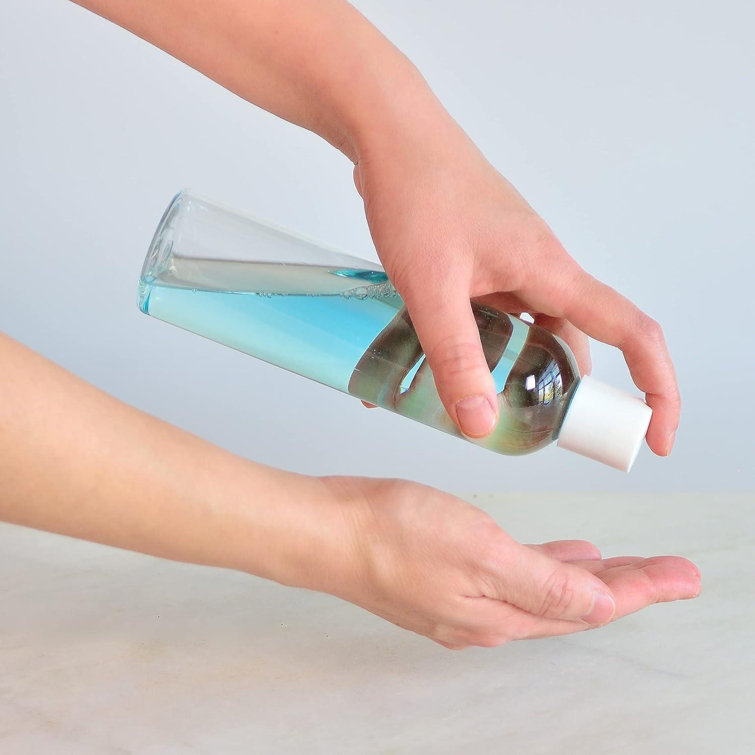 Youngever 10er Set 250ML Plastikflaschen mit Scheibenverschluss, Reiseflaschen, Squeeze Flaschen, Quetschbehälter