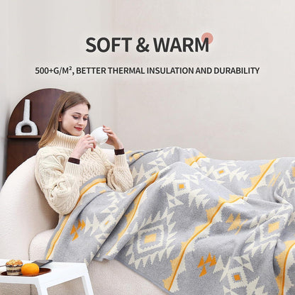 Merinowolldecke – Warm, Weich & Vielseitig – 160x220 cm – Weiß