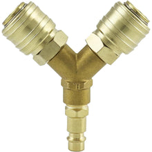 Druckluftverteiler Kupfer Kupplungen Außengewinde NW 7,2