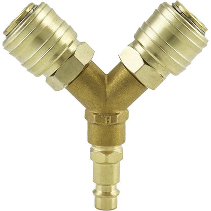 Druckluftverteiler Kupfer Kupplungen Außengewinde NW 7,2