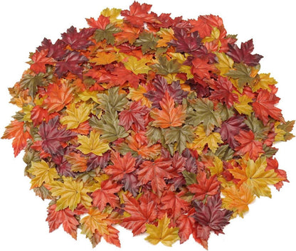 Künstliche Ahornblätter 500er Set Herbstdekoration DIY Gemischt