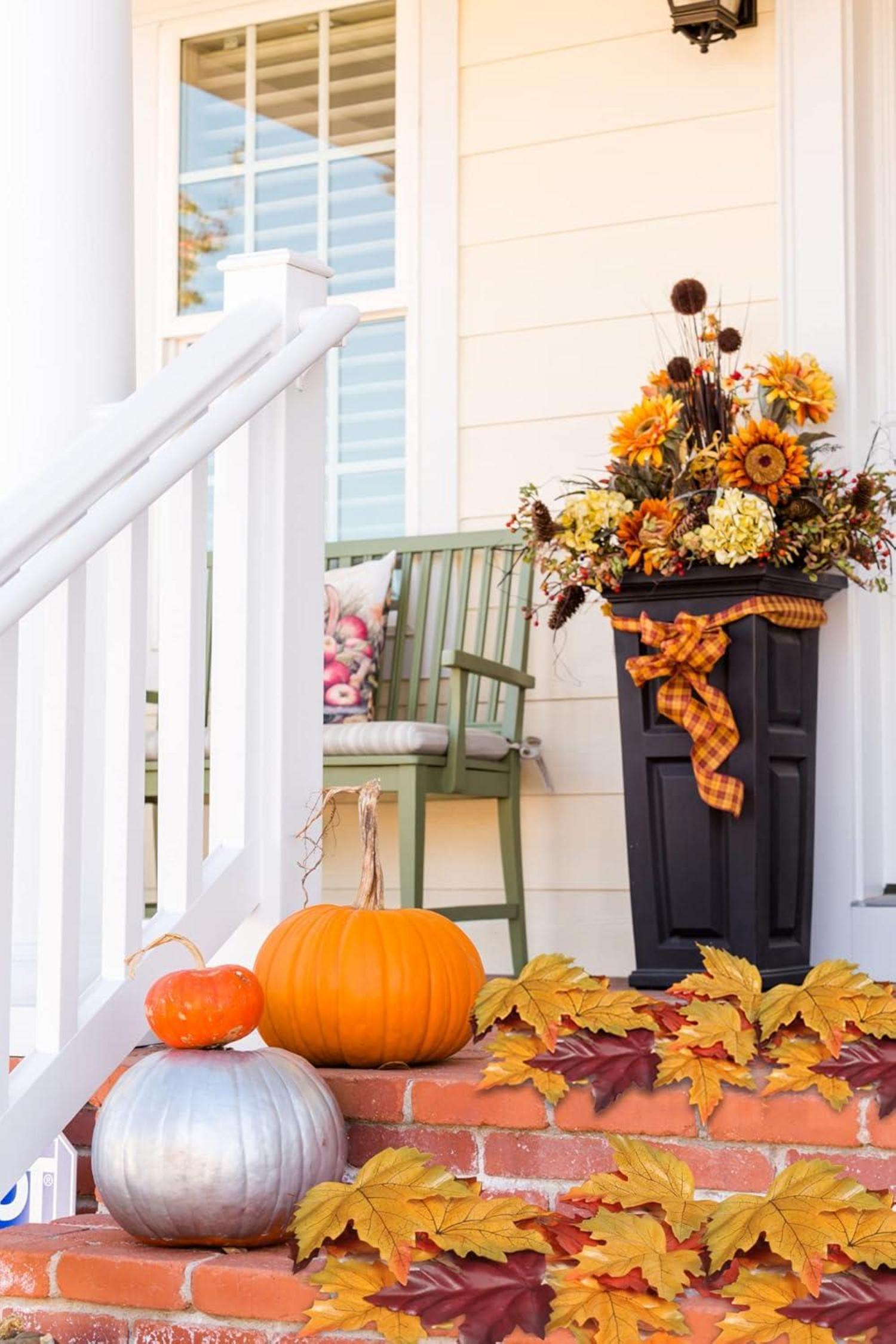 500 Stück Künstliche Ahornblätter Gemischt Herbst DIY Deko