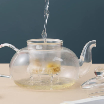 Glas Teekanne 1000 ml mit herausnehmbarem