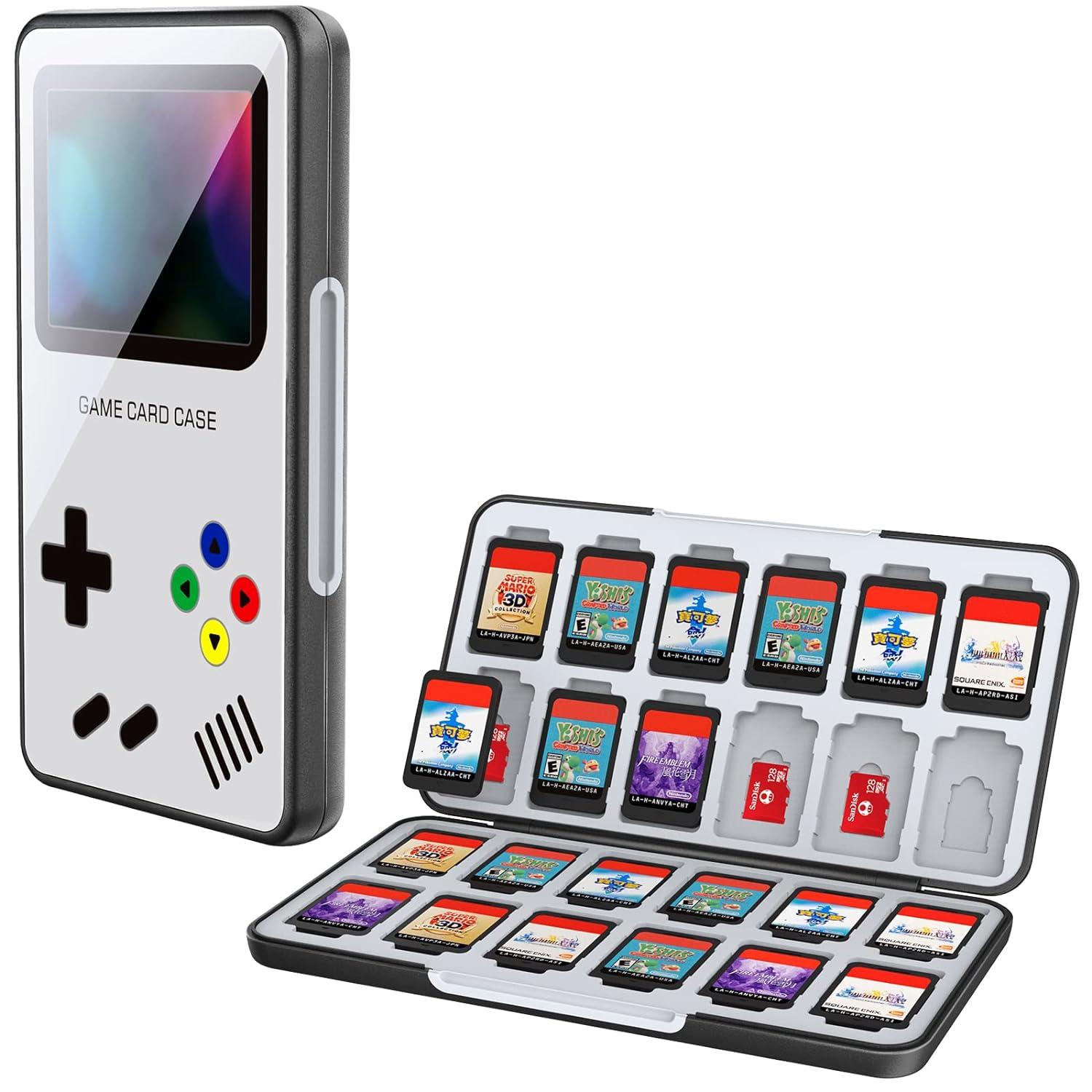 Switch Game Card Aufbewahrungsbox mit 24 Game Card Slots und 24 Micro