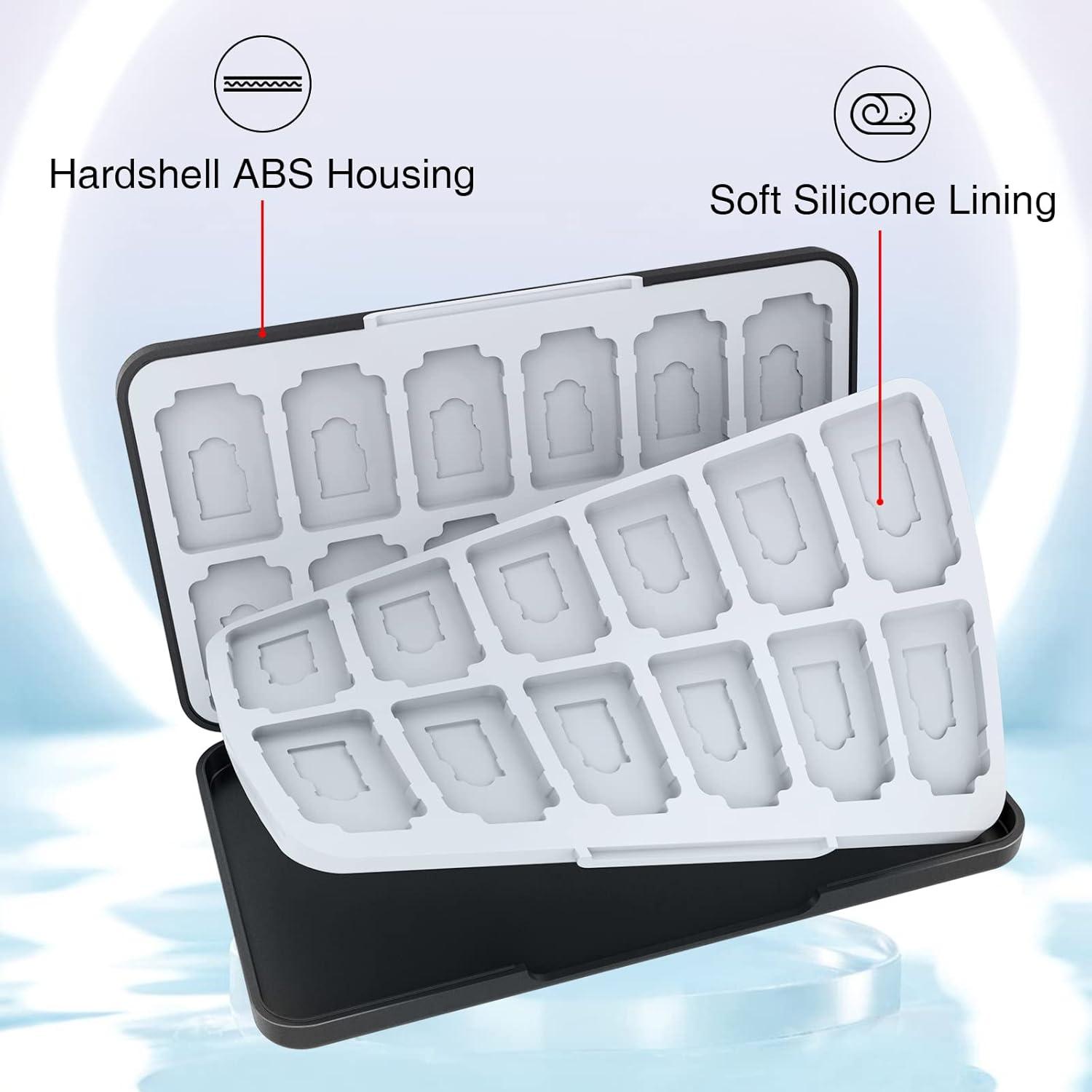 HEIYING Switch Game Card Aufbewahrungsbox - Schutzhülle mit 24 Slots
