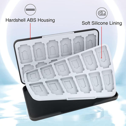 HEIYING Switch Game Card Aufbewahrungsbox - Schutzhülle mit 24 Slots