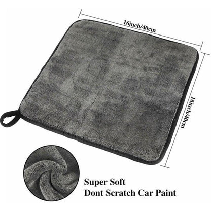 Auto Mikrofasertücher 1200GSM Korallenvlies 3 Stück Poliertuch 40x40cm