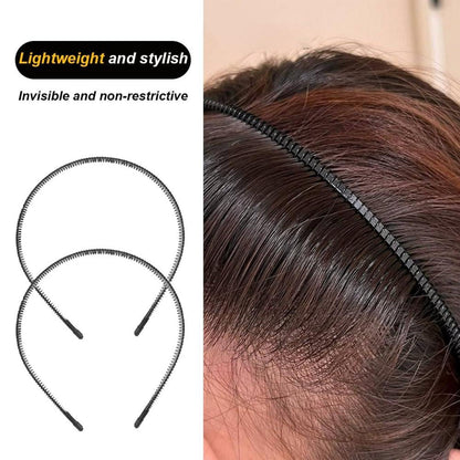 2er Set Metall Haarband Welle Stirnband für Outdoor Sport Yoga