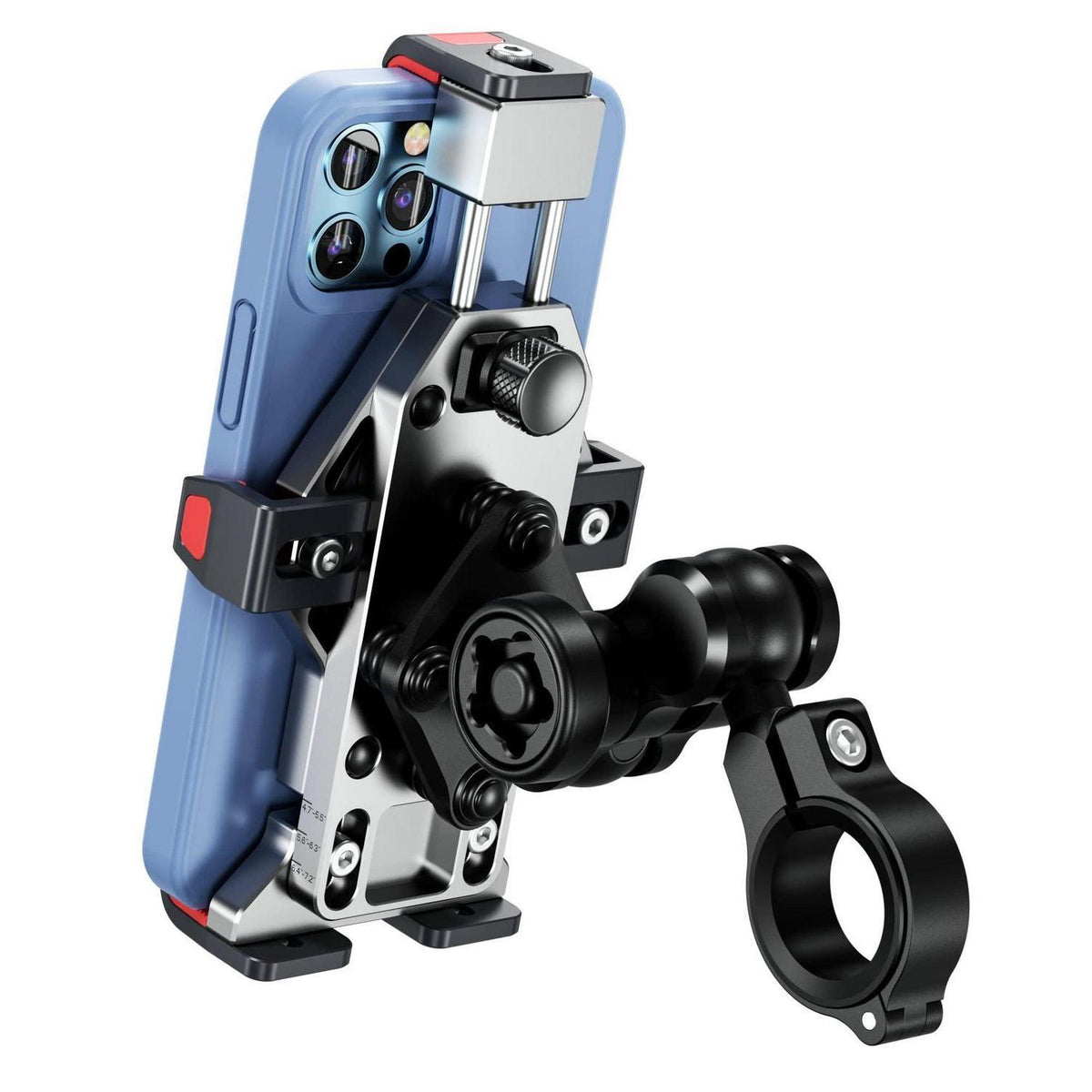 Motorrad Handyhalterung Verstellbar mit Vibrationsdämpfer