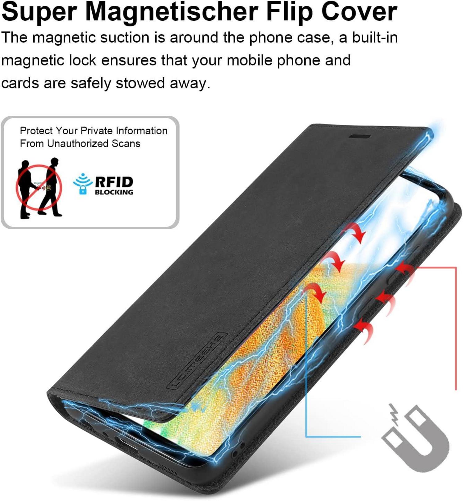 Samsung Galaxy A33 5G Hülle Leder Flip Wallet Stoßfest Klapphülle