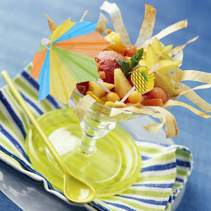 Cocktail Deko Set 140 Stück Cocktailschirmchen Zubehör Party