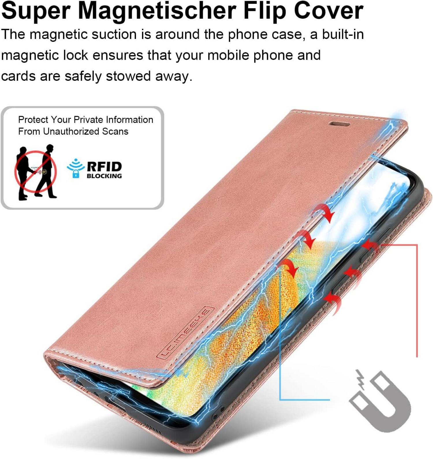 Samsung Galaxy A33 5G Hülle Leder Flip Wallet Stoßfest Schutzhülle