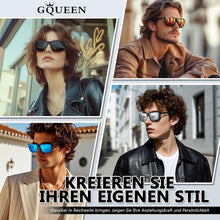 Polarisierte Retro Sonnenbrille Herren Damen UV400 Schutz