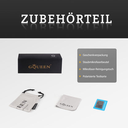 Polarisierte Sonnenbrille Retro Stil UV400 Herren Damen