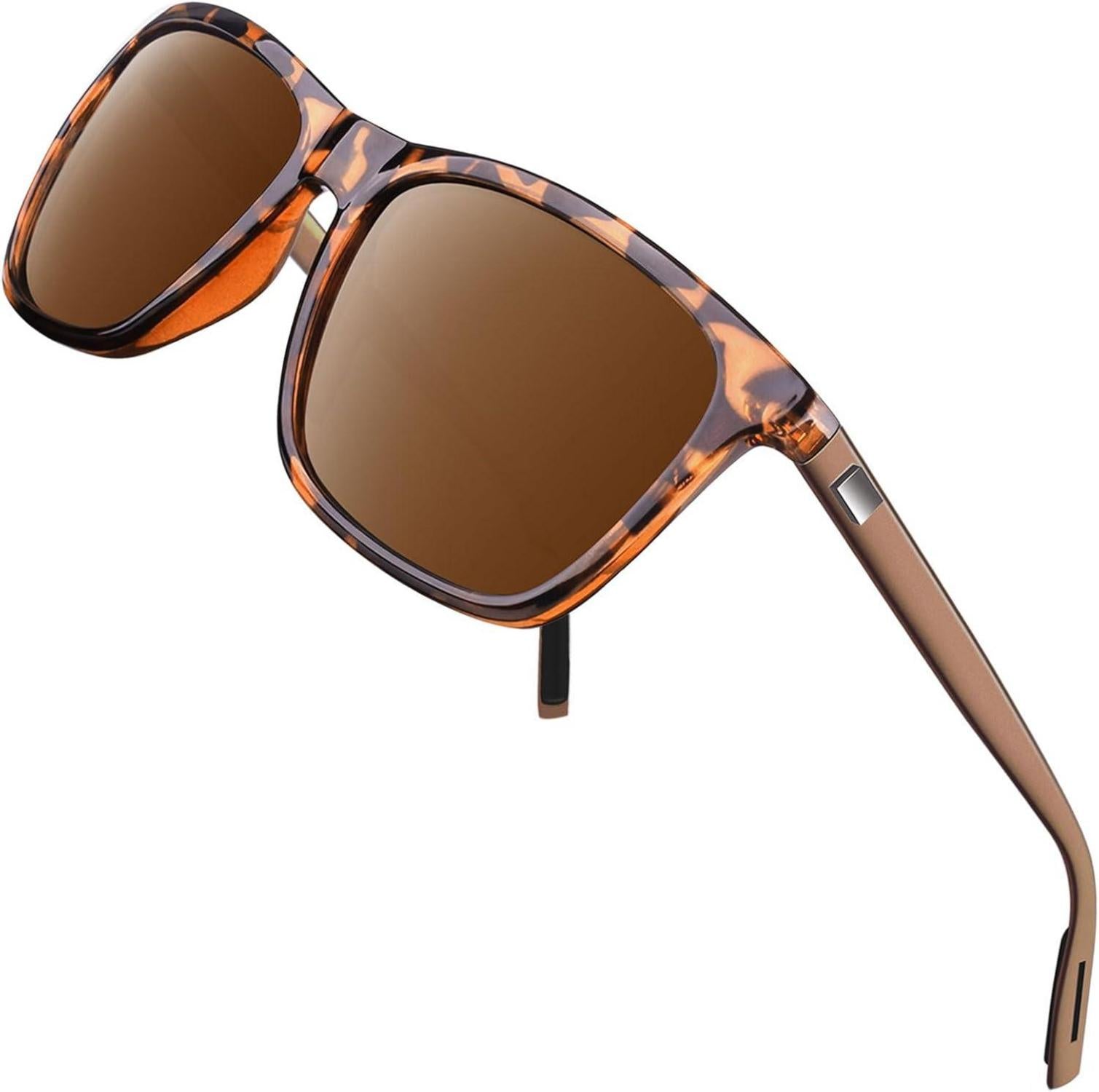 Polarisierte Sonnenbrille Rechteck Leichtgewicht UV400 Schutz