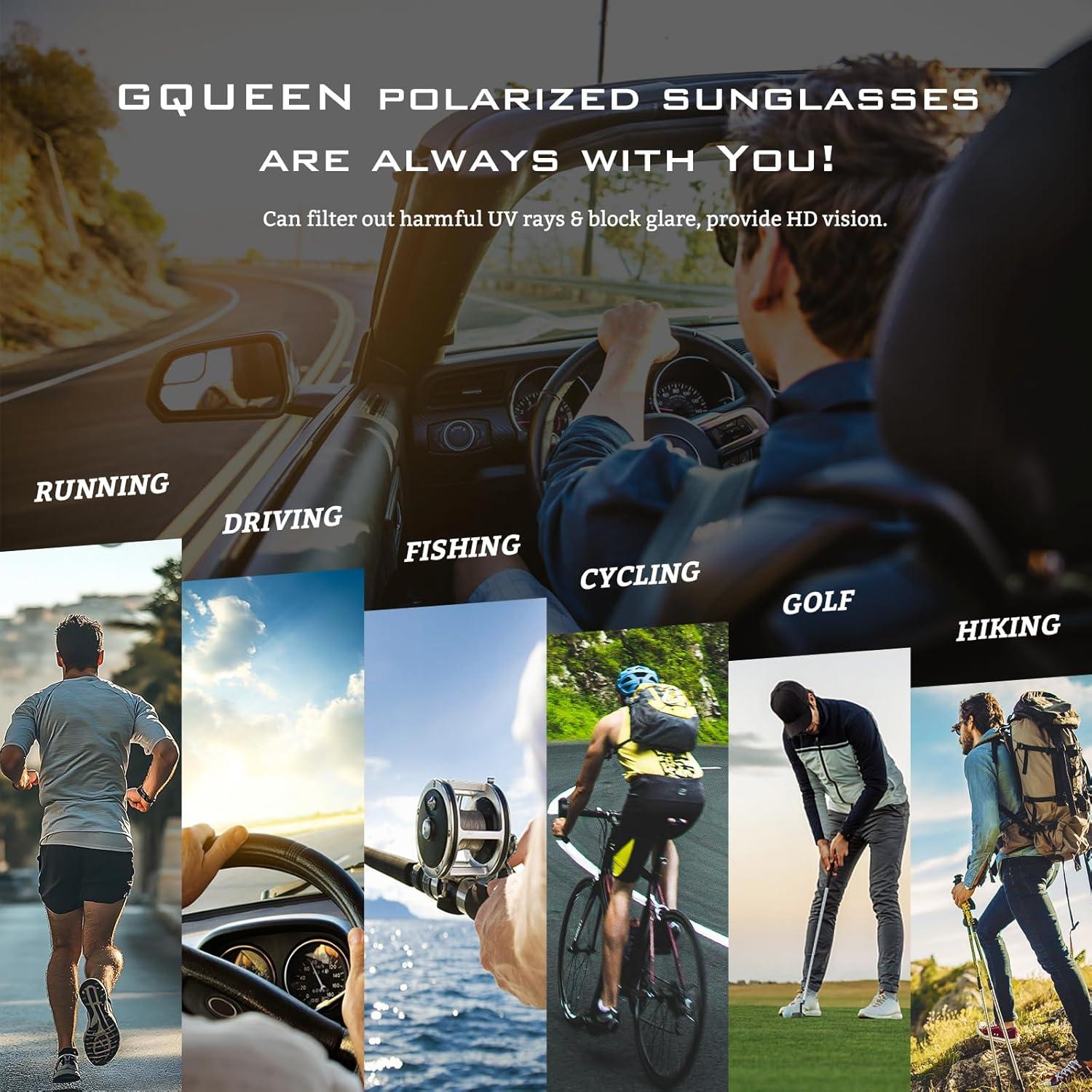 Polarisierte Sonnenbrille Herren Damen Rechteck Leicht Al-Mg-Legierung