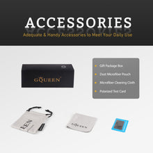 Polarisierte Sonnenbrille Herren Damen Rechteck Leicht Al-Mg-Legierung UV400