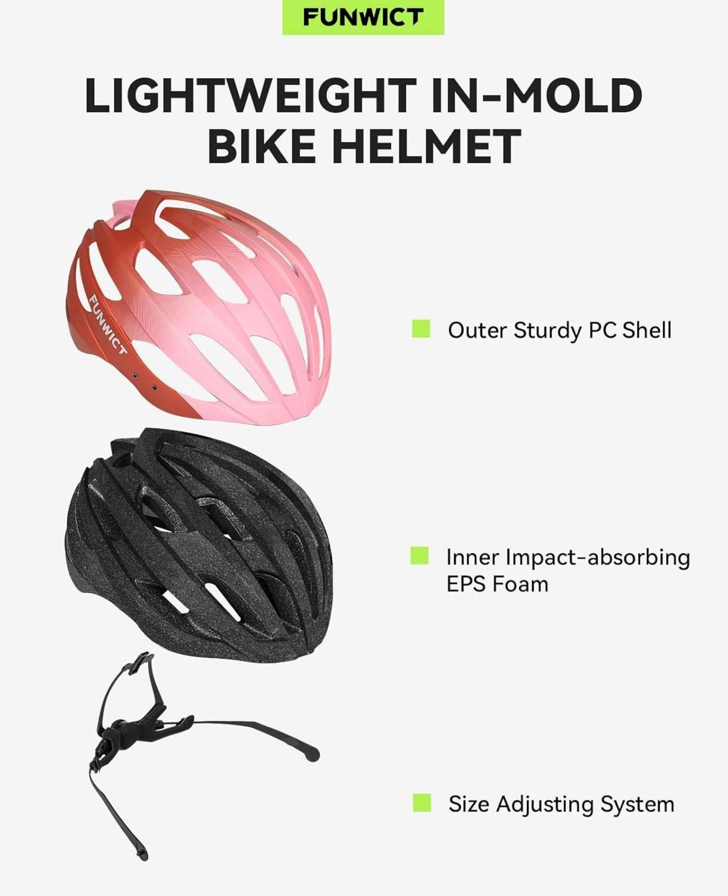 Leichter Fahrradhelm MTB Mountainbike Helm Abnehmbarer Sonnenschutz Schwarz L