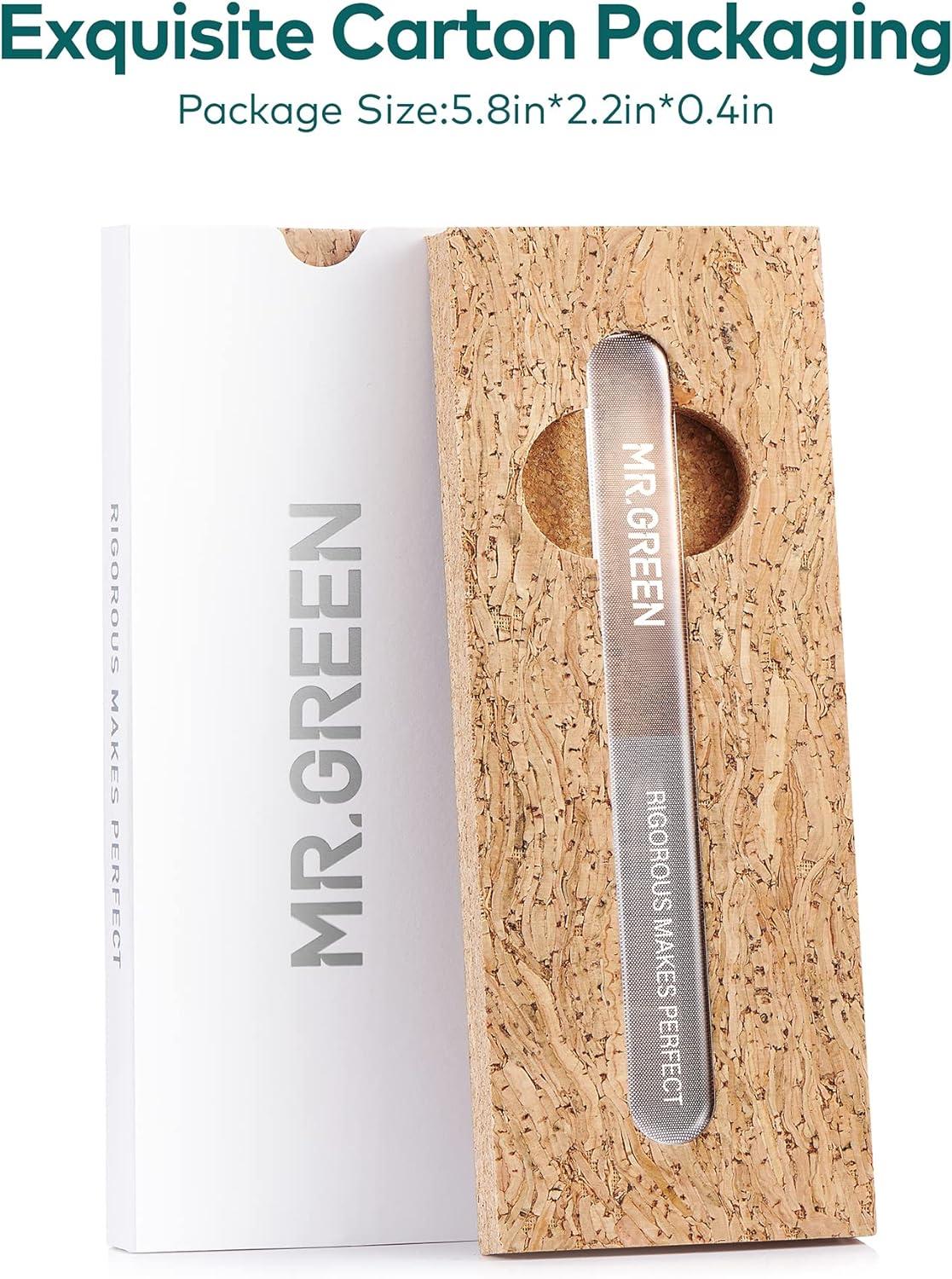 MR.GREEN Glas Nagelfeile Nano Polierfeile für Naturnägel